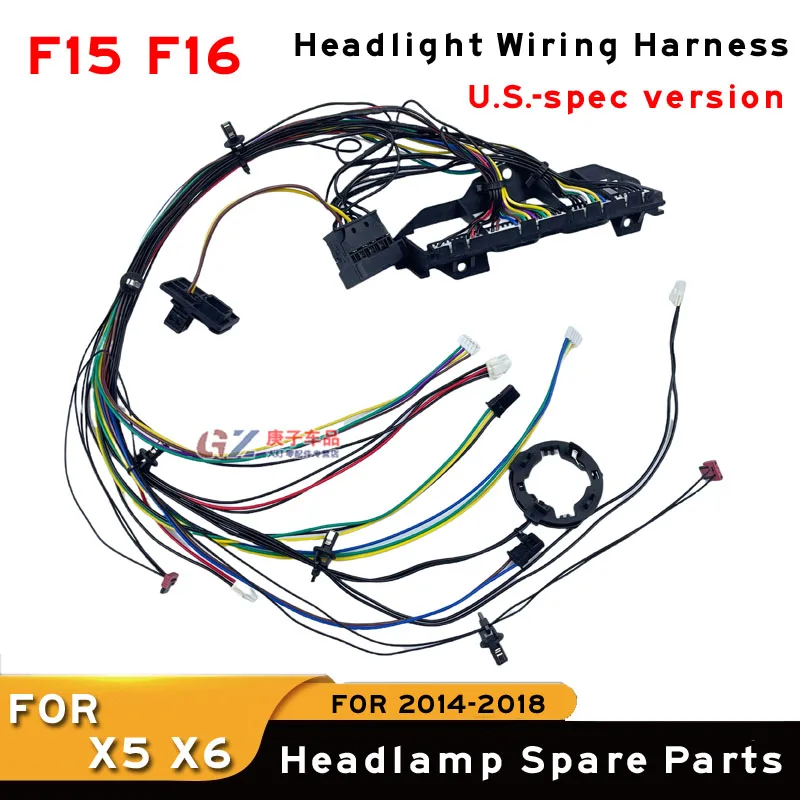 For BMW X5 F15 X6 F16 Headlight Wiring Harness X5 Headlight Internal Wiring Harness Plug Wiring Harness AFS Wiring