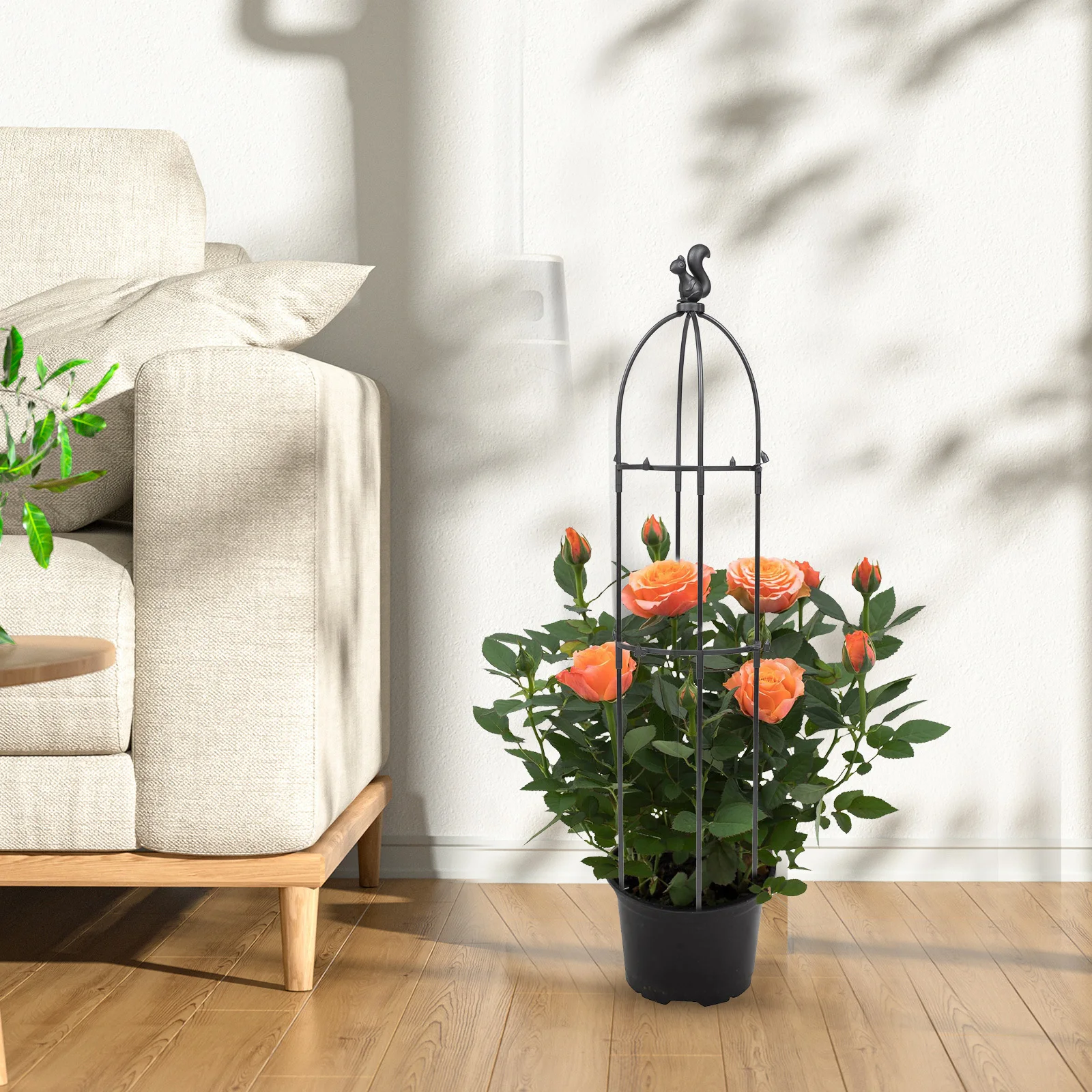 

1Set Garden Climbing Trellis Potted Plant Support Rack Sturdy Plant Climbing Holder for Indoor Outdoor Vegetable Vine Plants