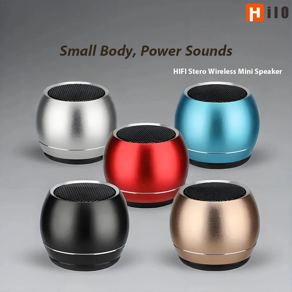 Hilo Bluetooth U3 TWS interconexión portátil Mini altavoz estéreo inalámbrico arma Metal pesado Subwoofer altavoz al aire libre