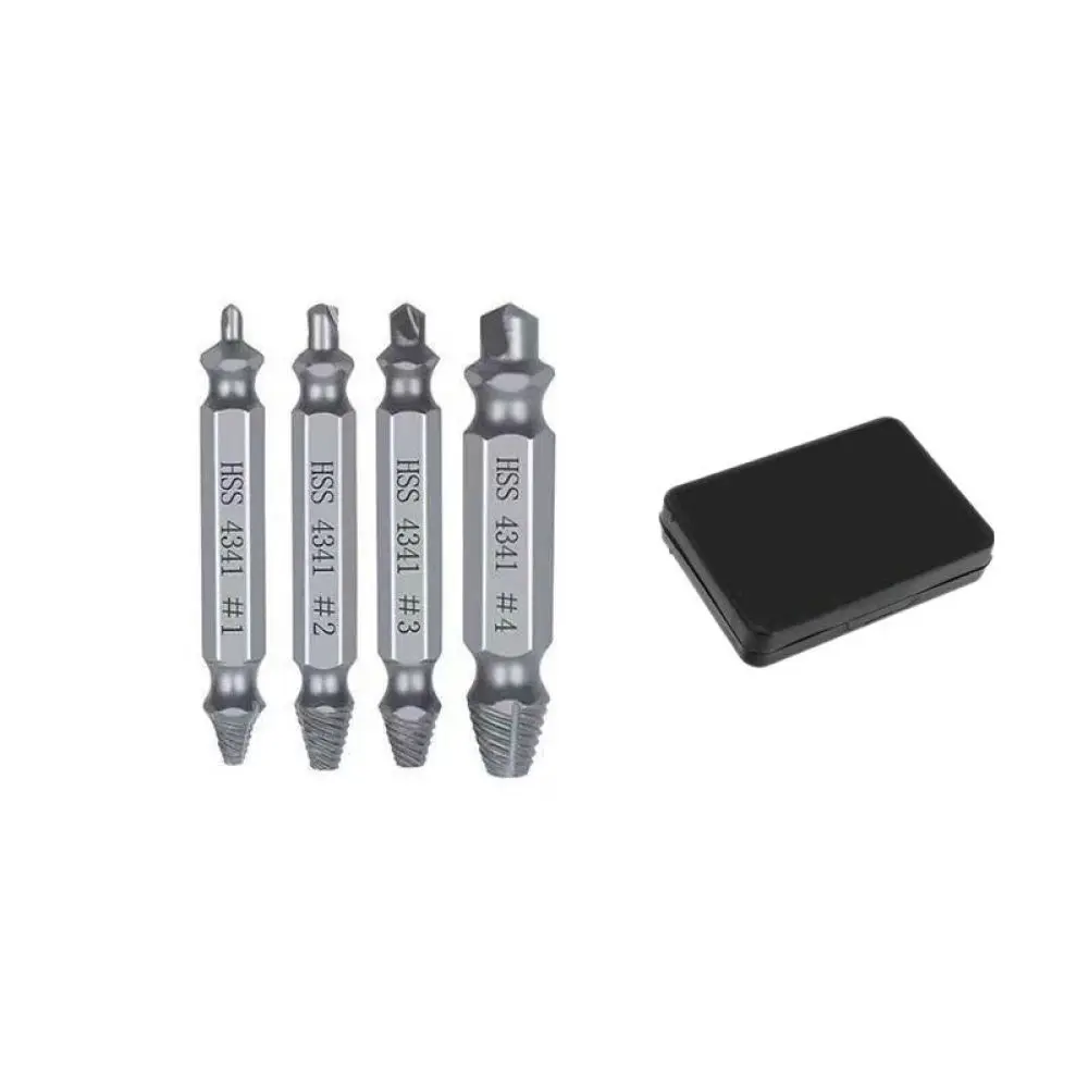 High Hardness Screw Extractor Set For Longxiang HSS Drill Bits Stripped Bolt Remover Tool Industrial Quality Hardware Kit