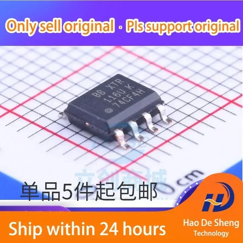 

10 шт./лот XTR116UA SOP-8 116U XTR116U, микросхема преобразователя тока, новая, оригинальная, в наличии