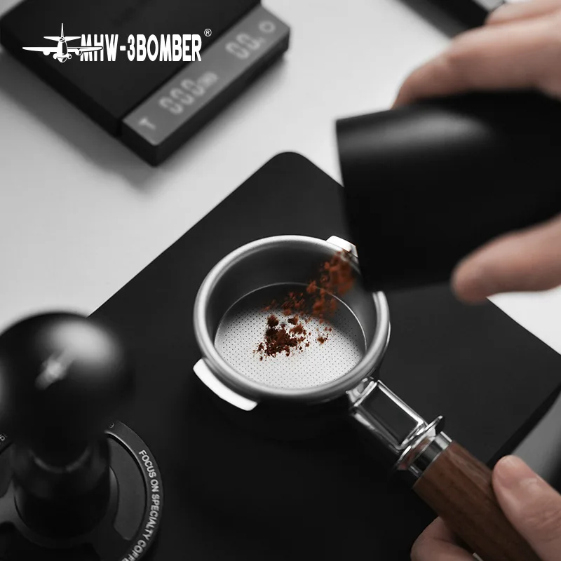 MHW-3BOMBER Pure Titanium Powder Bowl Coffee Precision Powder Bowl 58mm Espresso Machine Extraction Accessories