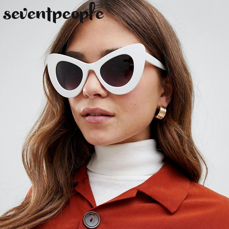 

Fashion Cat Eye Sunglasses Women 2025 Luxury Brand Oversized Cateye Sun Glasses For Female Trendy Big Frame Pink Sunglass Ladies