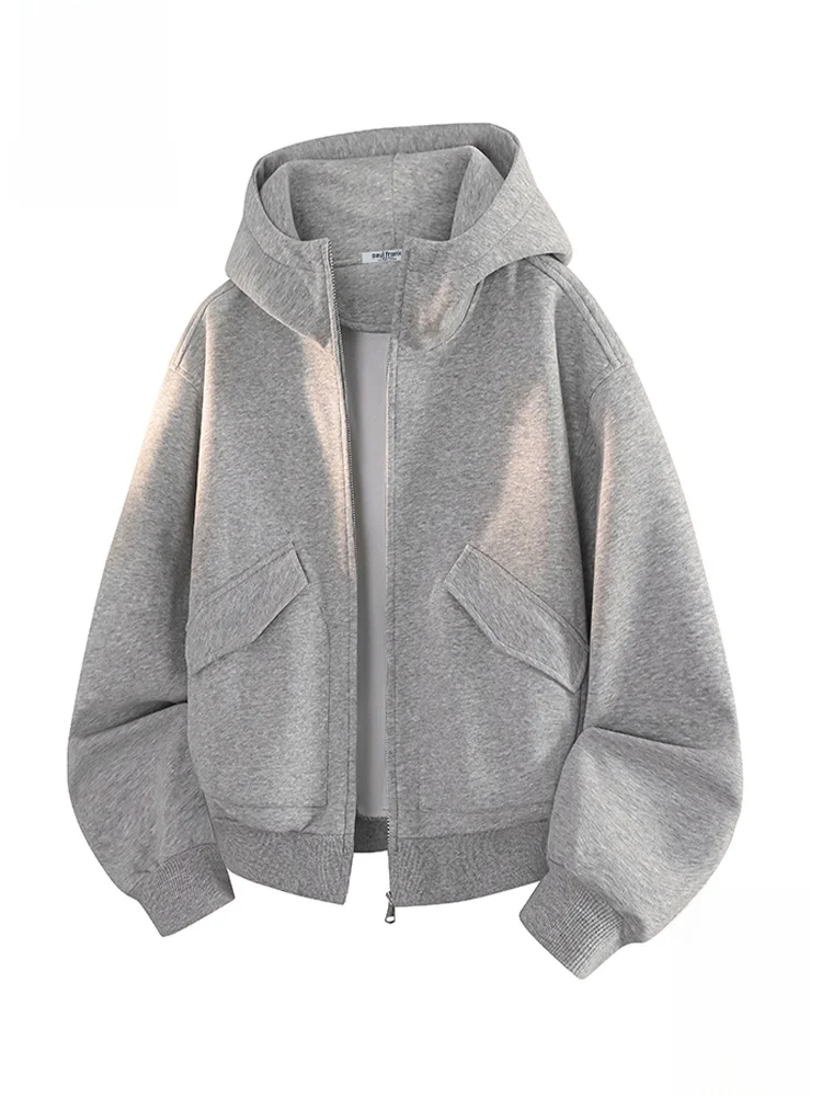 

PaulFrank ey Hoodie Men's Loose Casual Sportswear Pure Color Spring Autumn Large Mouth Monkey Comfortable Cotton Blend