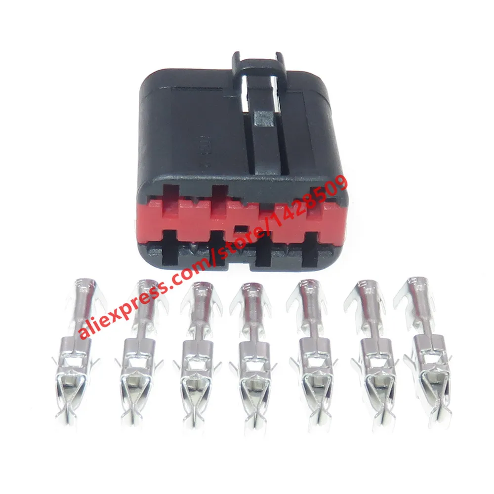 1 Juego de Conectores de Cableado Automotriz de 7 Pines, Conector de Cable Eléctrico para Automóvil, Accesorio para Auto