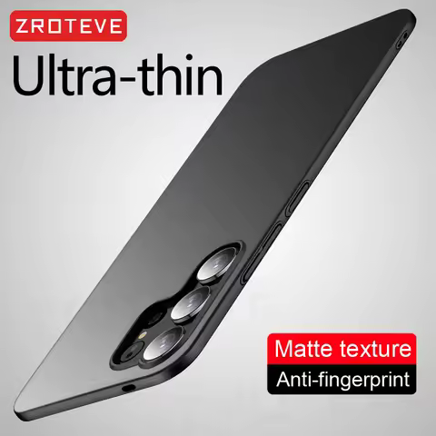 S25 Ultra Case Zroteve Slim Hard PC Matte Cover For Samsung Galaxy S25 Edge S24 Plus S23 S24 FE S22 S20 S21 S10 S25+ Phone Cases