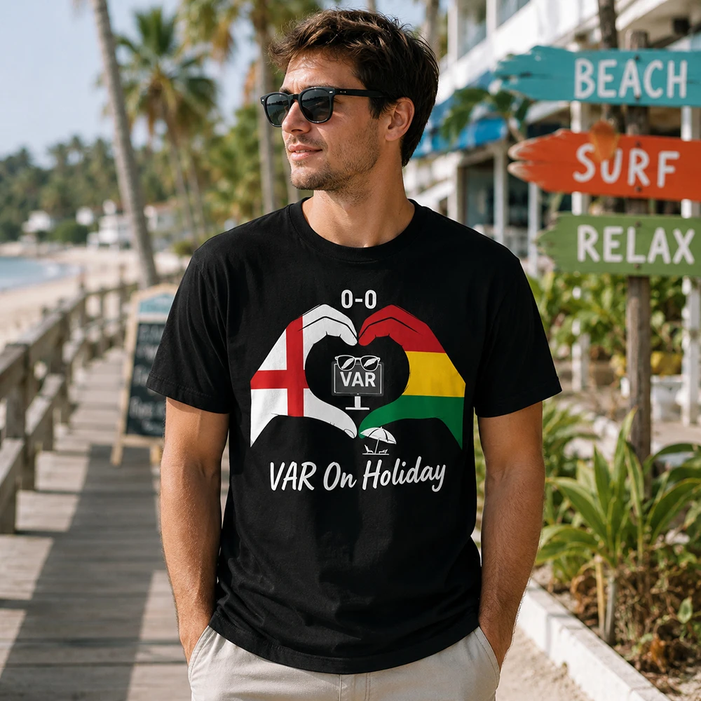 Dual Flag Love Heart T Shirt Personalized Couple Matching Stylish Tee Gift For Soccer Match Day Travel Short Sleeve Breathable