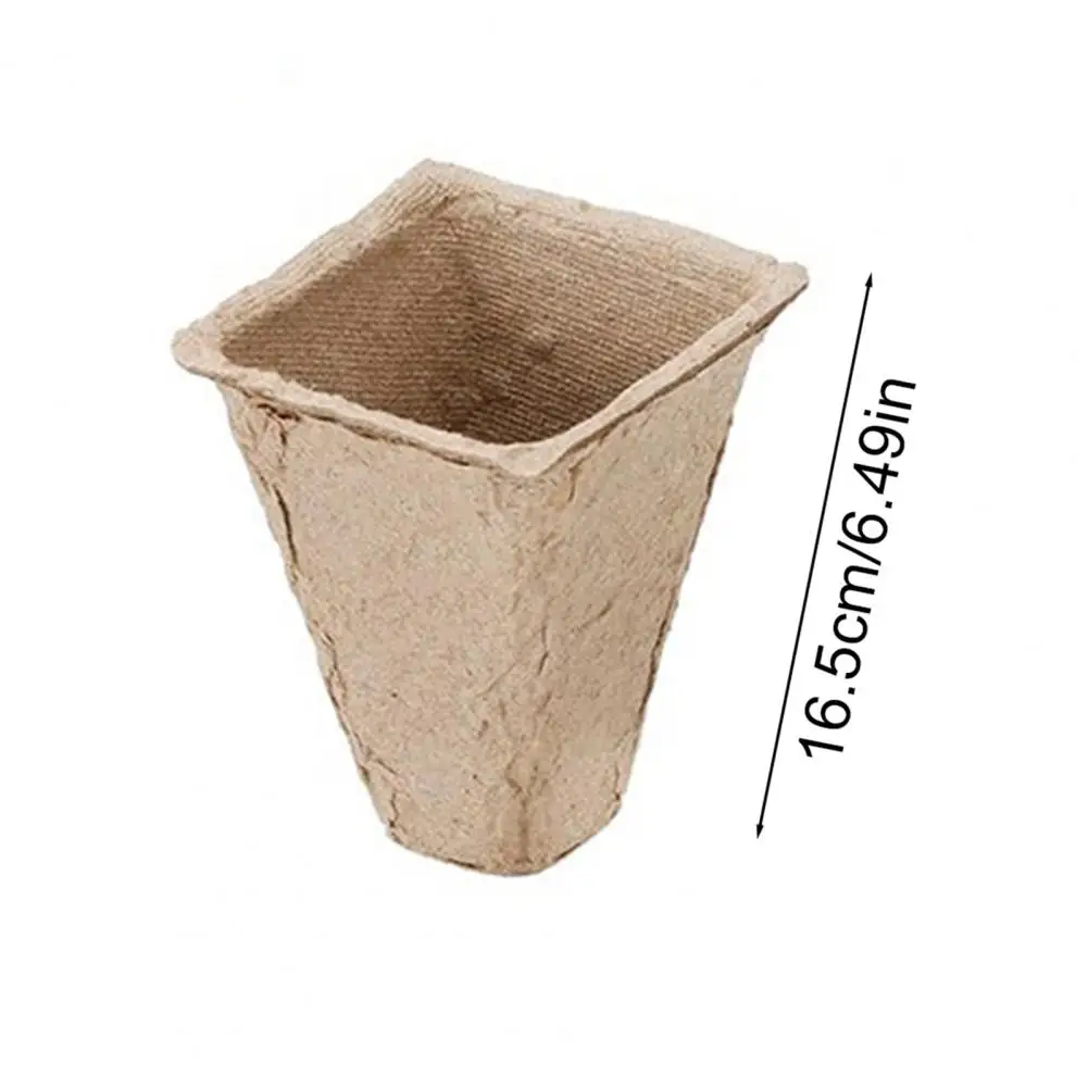 12-Cell Plant Pots Nursery Cups Garden Tray Biodegradable Paper Pulp Peat Pots Plant Grow Bags For Home Garden Accessories