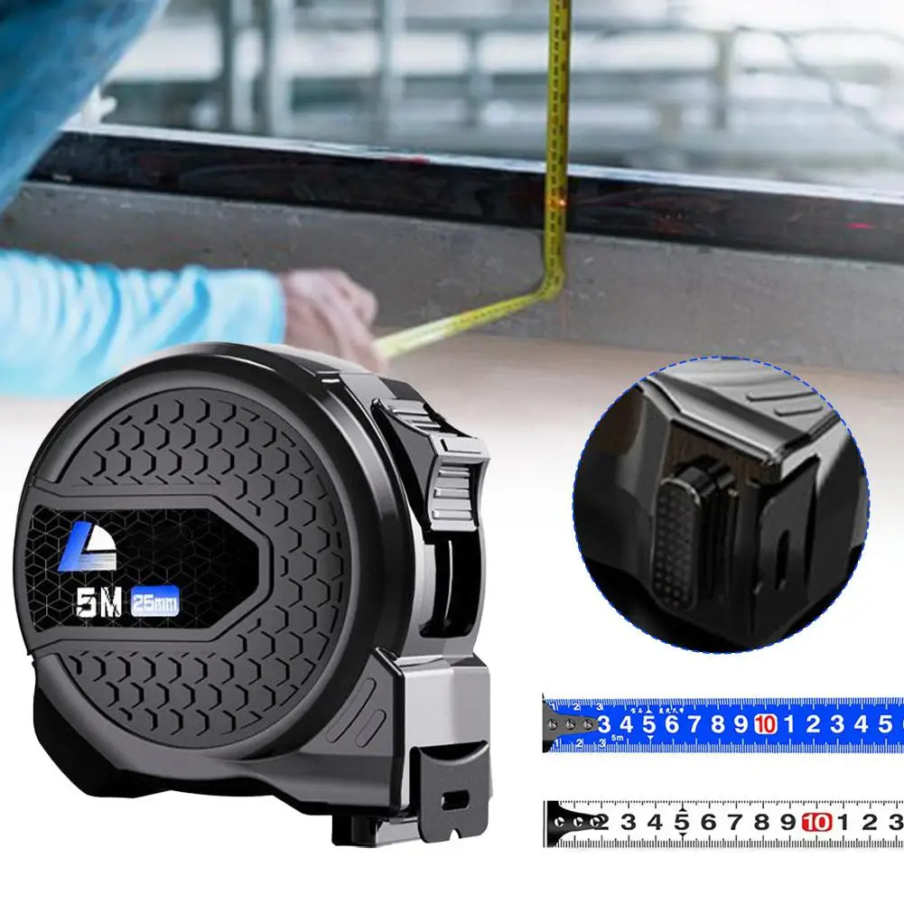 عالية الدقة متري شريط القياس قابل للسحب 5/7.5/10 متر أشرطة القياس قابل للسحب حاكم النجارة حاكم أدوات قياس