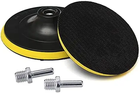 Piastra di supporto per lucidatura con supporto per levigatura a strappo da 2 pezzi da 5 pollici con filettatura M14 per lucidatrice tampone per levigatrice orbitale