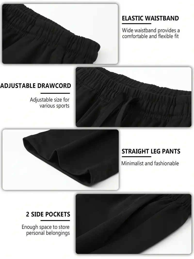 1pc Women's soft ice silk wide leg pants High waist loose comfortable straight… - Image 5