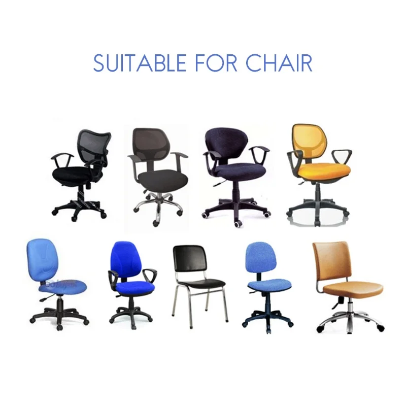 2 Pcs Universal Computer Office Chair Backrest Cover Protective Stretchable Rotating Drafting Chair Slipcover