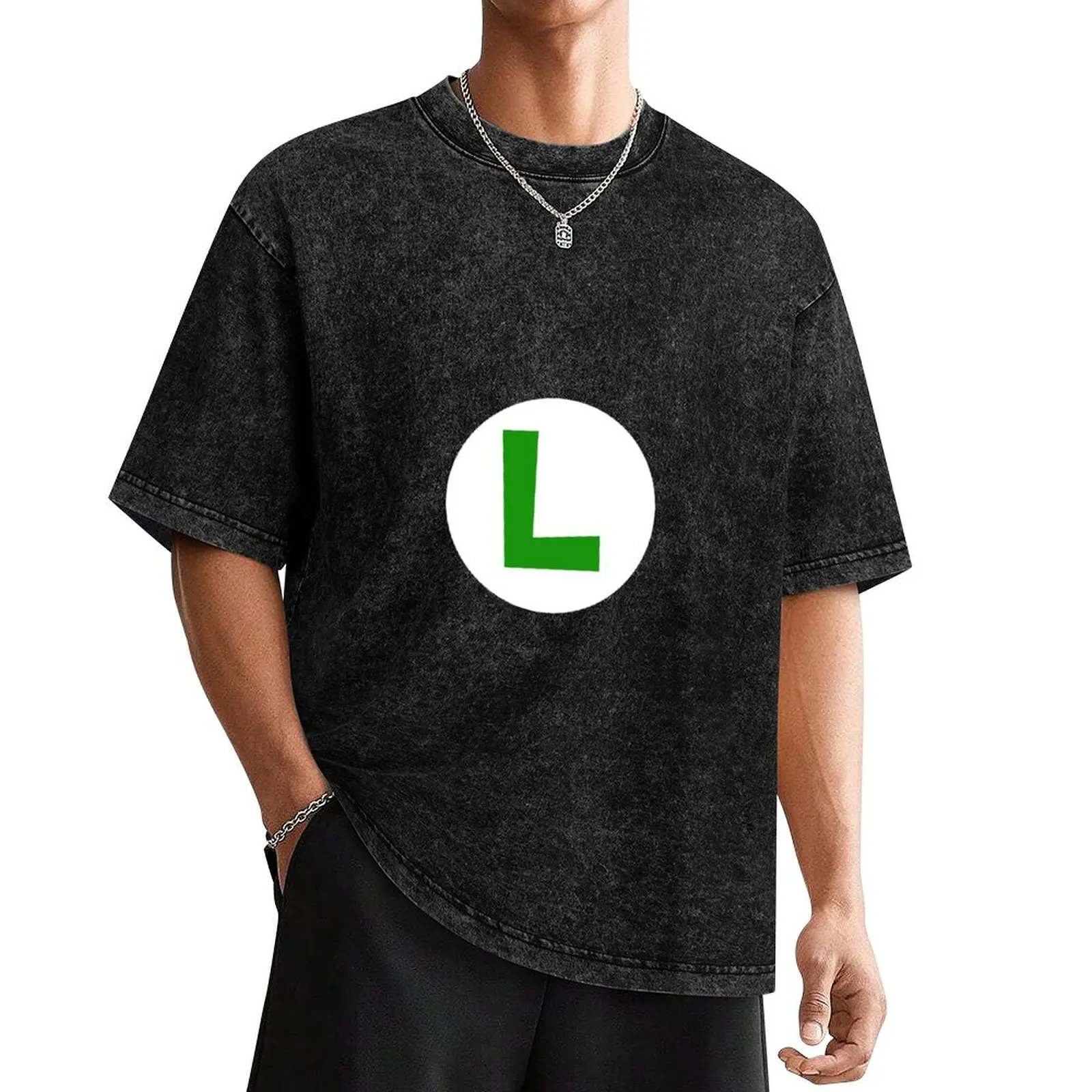 

Luigi T-Shirt funny gifts anime shirt mens big and tall t shirts