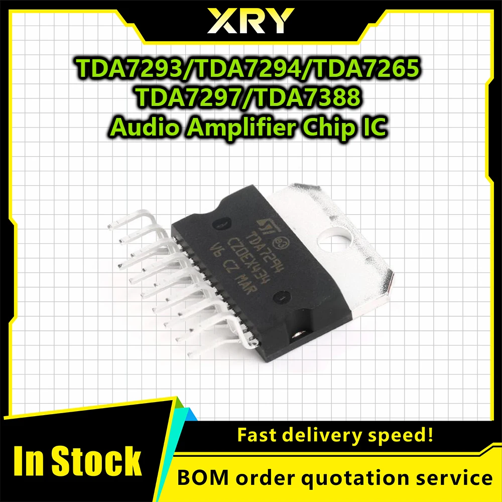 1PCS New original TDA7265 TDA7266SA TDA7293 TDA7294 TDA7297 TDA7379 TDA7377 TDA7388 TDA2004R TDA7850 TDA7294V TDA7293V TDA7269A
