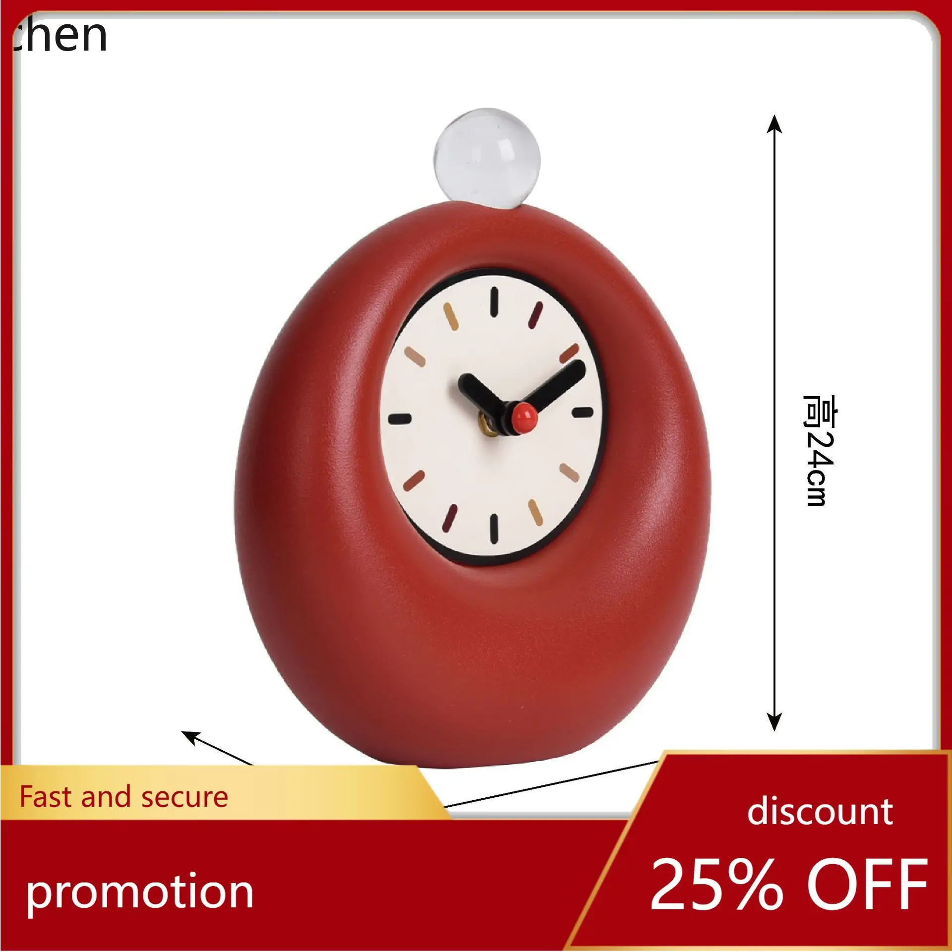 

ZML desktop clock, creative small clock ornament for placement on the table, new model for the living room