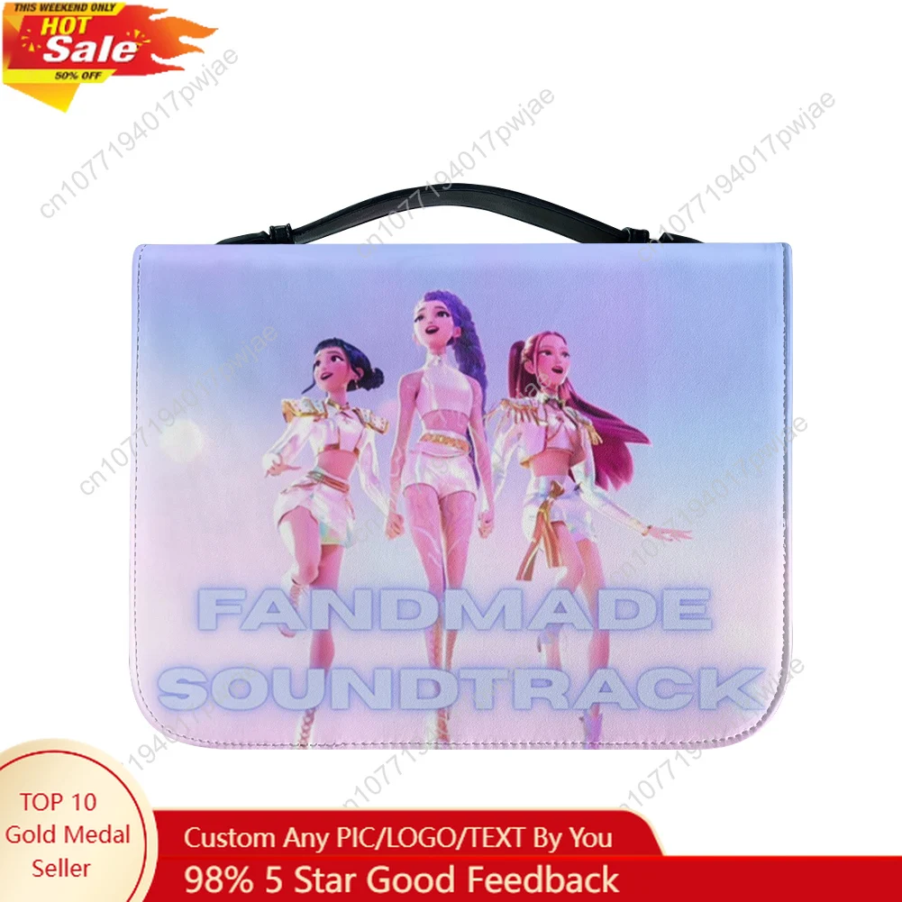 

KPop Demon Hunters Bible Bags Christian Gifts Personalized Cover Bible Pack Waterproof Leather Bag Pockets Package Case