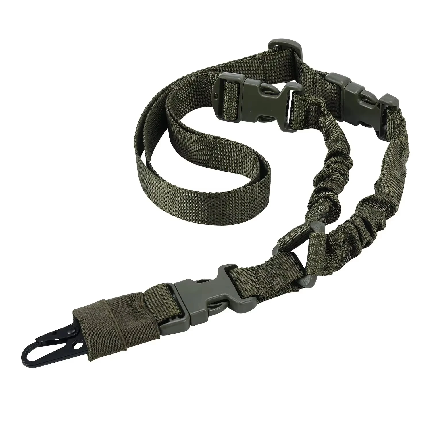 DIZETION A Nylon Tactical Single-Point Sling With A Quick-Adjust Buckle, Suitable For Hunting And Outdoor Activities.