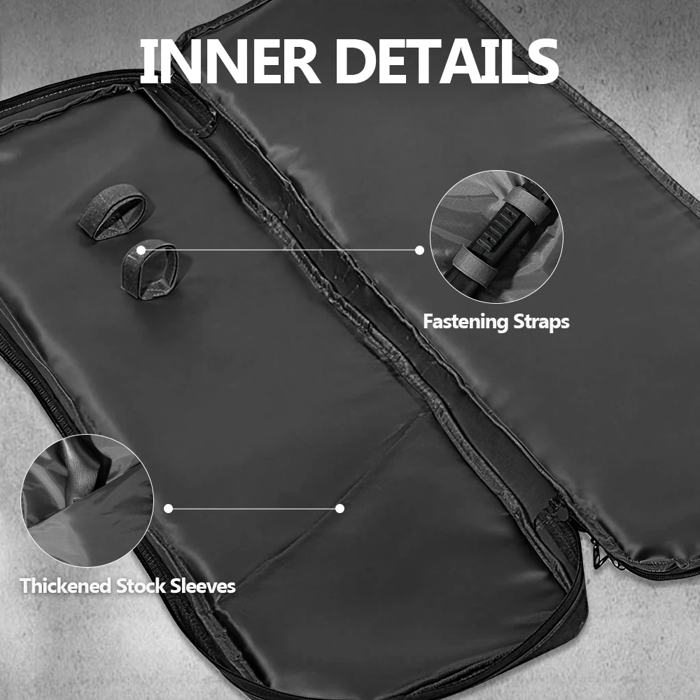 94cm 120cm Double Long Gun Bag Soft Rifle Case Rifle Backpack Shooting Carry Shoulder Bags for Hunting Accesories 5