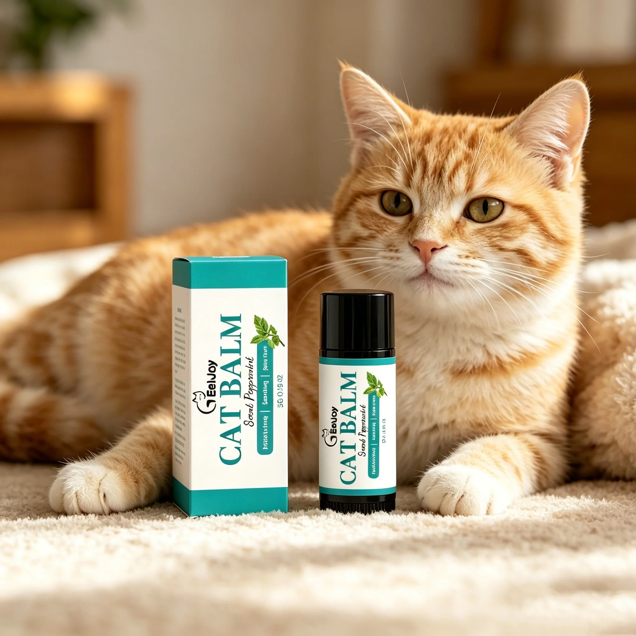 Cat Nose And Paw Balm Nourishing Dry Foot Moisturizer Protector Pet Accessories Natural Crack Portable Kitty Feet Repair Creams view 2