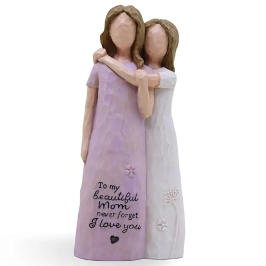 

Mom Birthday Gifts, Mother of The Bride Gift, Mom Valentine Gift, Sculpted Hand-Painted Figurine