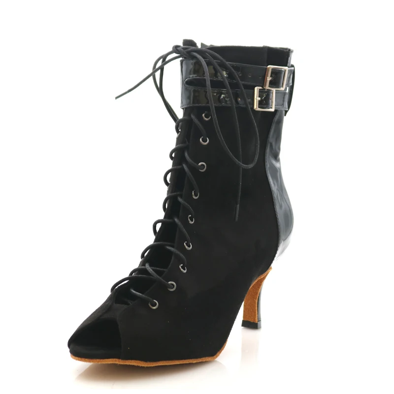 أحذية الرقص اللاتينية النساء السود أحذية عالية الكعب امرأة حذاء الرقص أحذية الرقص للنساء الرقص النعال التلال أحذية الرقص DAN