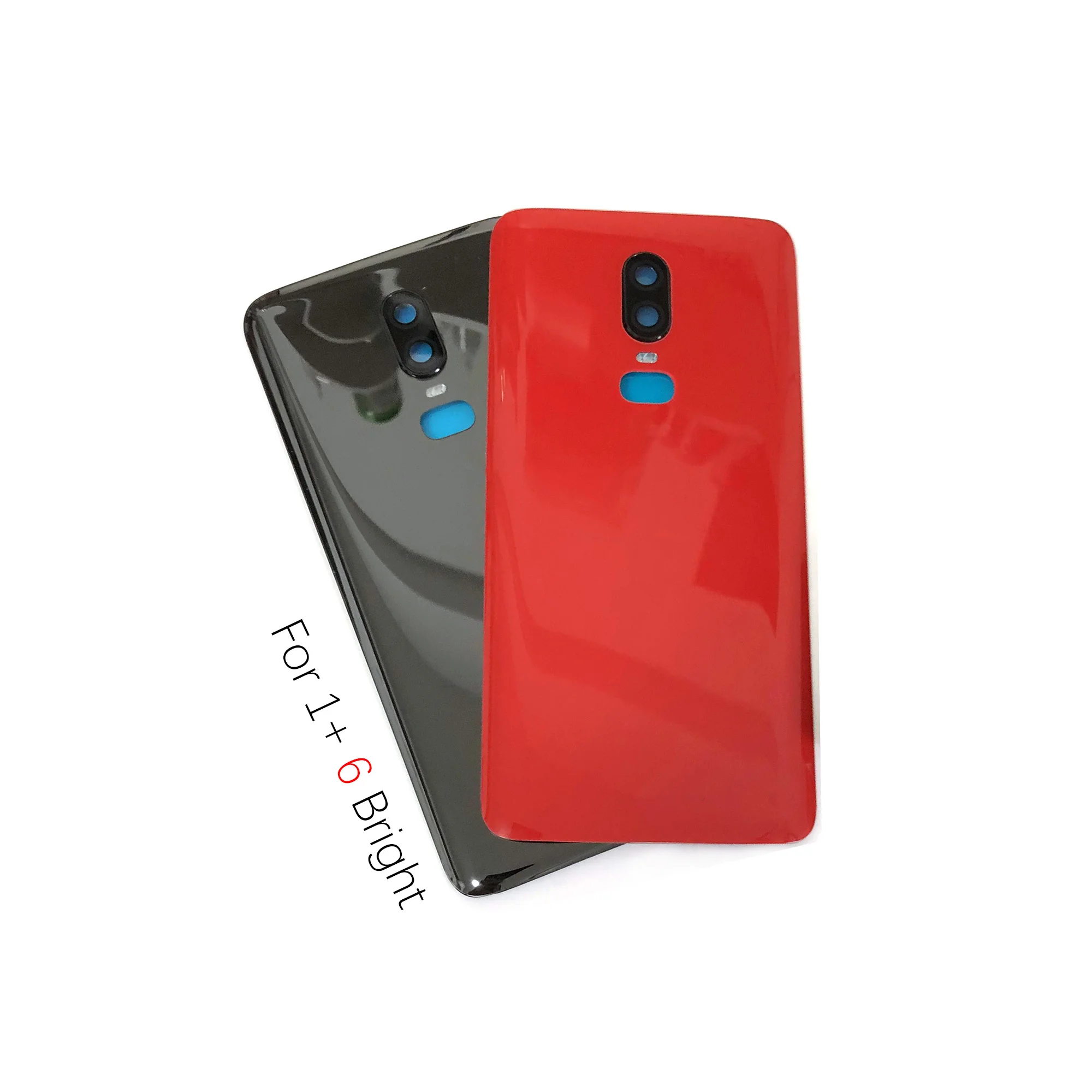 New For Oneplus 6 6T Battery Back Cover Housing Rear Door Case Replace Battery Cover With Camera Lens