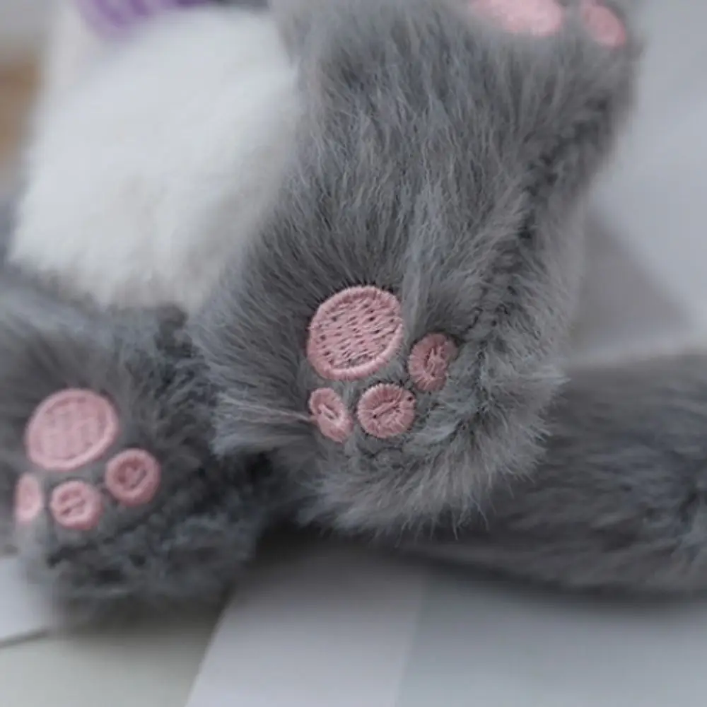 

Обнимающий кофейный кот, плюшевый брелок, мягкий пушистый милый кот, плюшевая кукла, мультяшный красочный плюшевый брелок с животными, подарки на день рождения для друзей