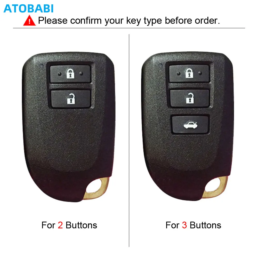 TPU Car Key Cover Remote Fobs Case Keychian Holder Auto Accessories For Toyota Aygo 2017 2018 Yaris Porte Spade Hiace Regiusage
