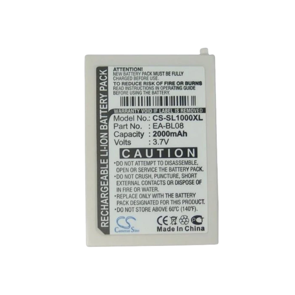 

Li-ion PDA, Pocket PC Battery for Sharp,3.7v,2000mAh,Zaurus SL-C1000 Zaurus SL-C3000,EA-BL08