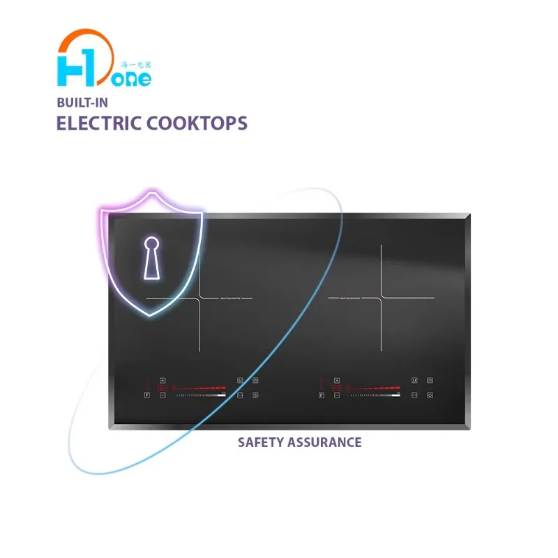 H-One Induction Cooker Built In Electric 2 Burner Induction Cooktop Double Zone