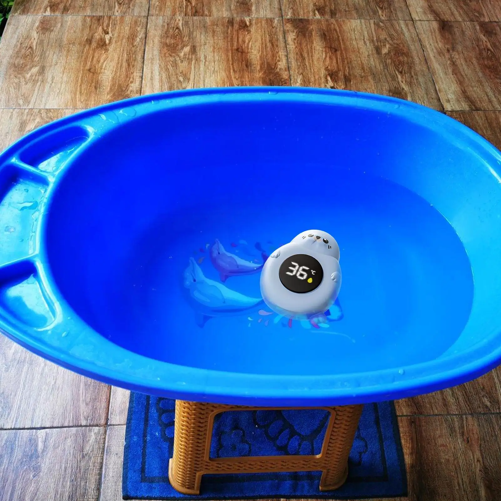 Монитор температуры для детской ванны, светодиодный дисплей, термометр для ванны, мультяшный цифровой измеритель температуры воды, плавающая ванна для детей
