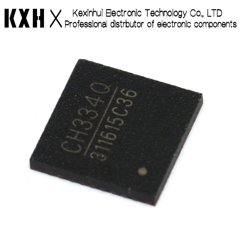 5Pcs CH334R CH334U SOP28 CH334H QFN28 CH334S CH334Q QFN36 CH334F QFN24 CH334P QFN16 CH334L LQFP48 CH335F QFN-28 CH334G