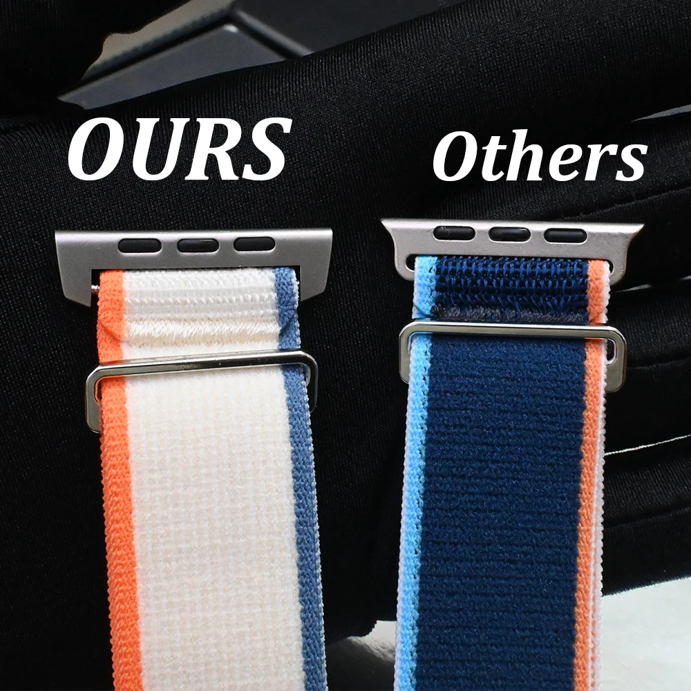 Ремешок Trail Loop для Apple Watch Ultra 2, нейлоновый браслет для IWatch Series 9 8 7 6 5 Se, 49 мм 45 мм 44 мм 42 мм 41 мм 40 мм