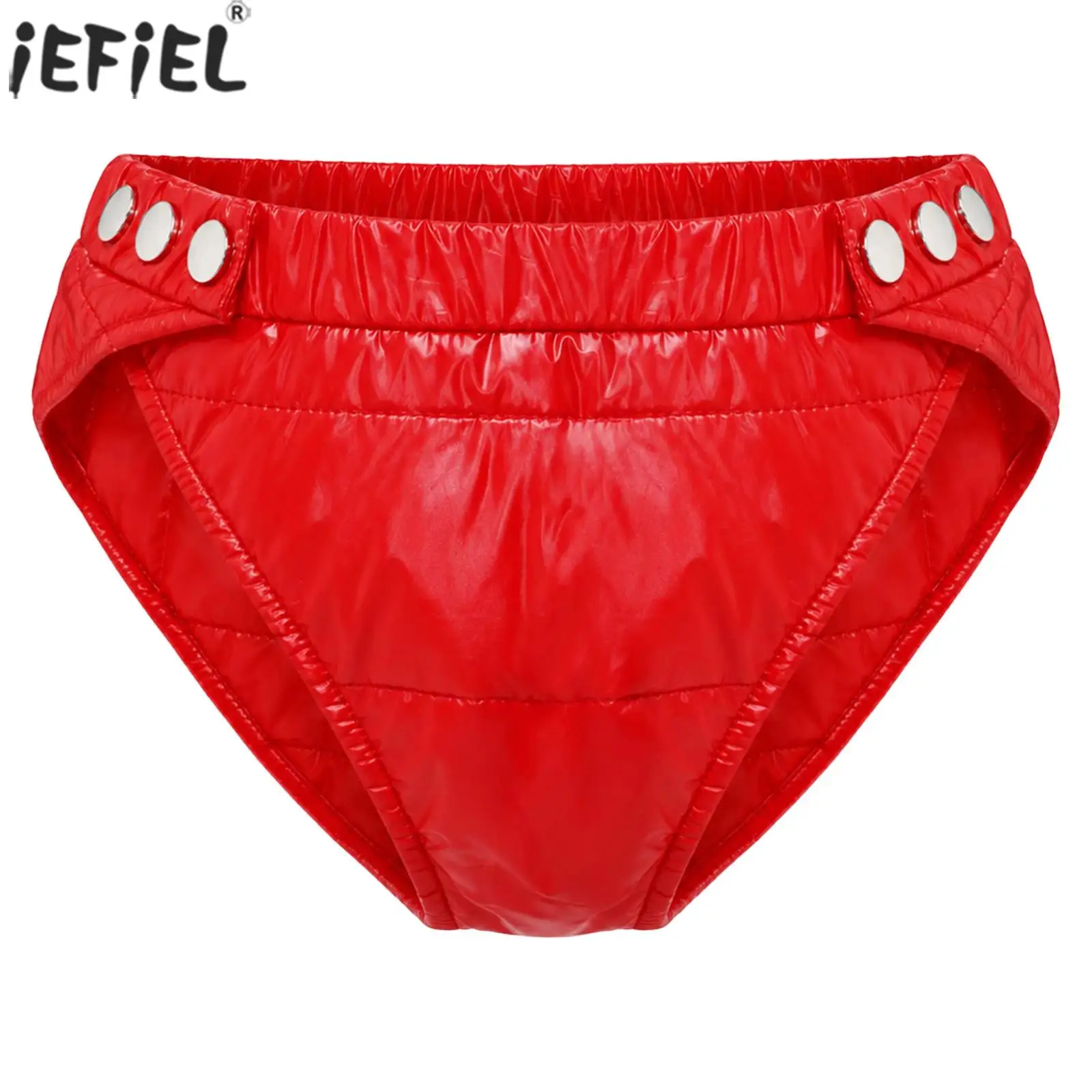 Children Diaper Cover Adaptive Underwear Elastic Waistband Side Adjustable Press Buttons Padded Nappy Briefs Leakproof Panties