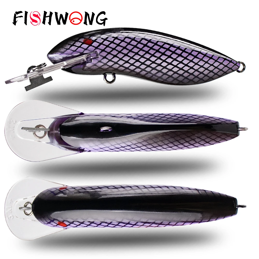 FISHWONG, 3 señuelos de pesca flotantes tipo Minnow, 10,5 cm, 13 g, anzuelos triples, señuelo Minnow para pesca de lucio