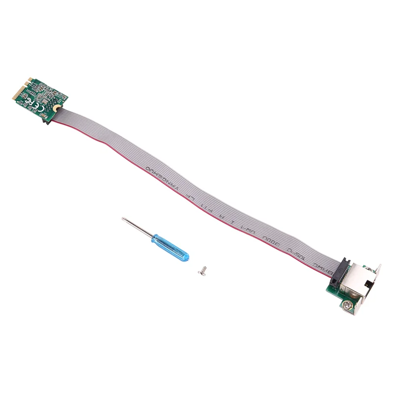 Tarjeta de red ABGN Gigabit Ethernet, adaptador de red RJ45 de 2,5G, tarjeta de red de Bus, Chip RTL8125BG, adaptador Ethernet M.2 A + E/Straight P