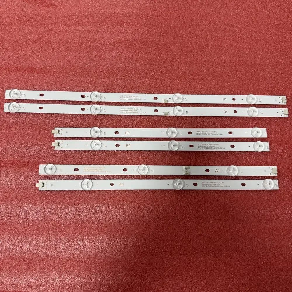 

3pcs/set LED Strip For SYLED394IV SILVER IP-LE411061 IP-LE40/411061 R72-39D04-013 JS-D-JP385DM-062EC JS-D-JP385DM-071EC 38DM1000
