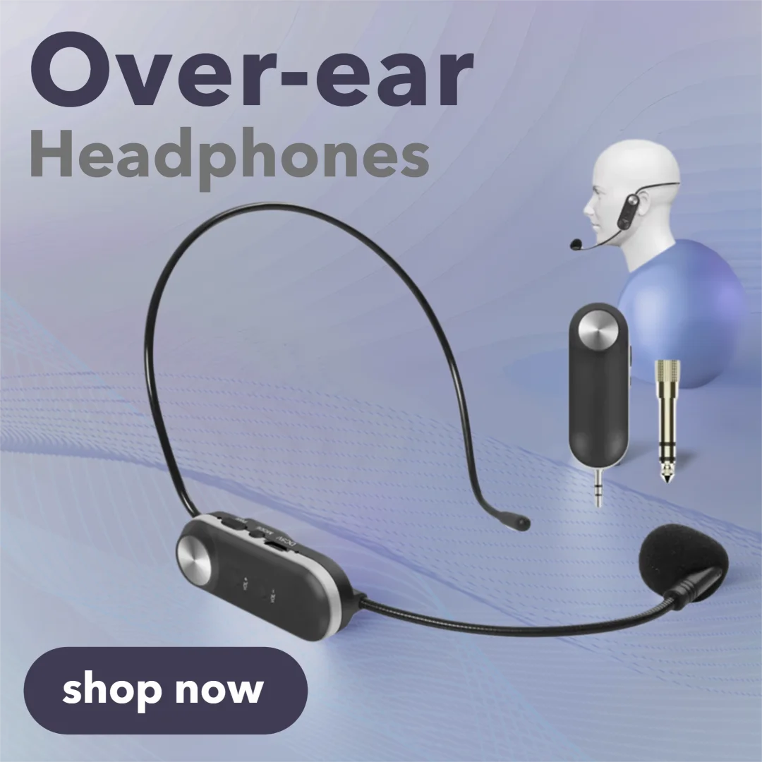 

Professional UHF Wireless Headset Headworn Microphone for Voice Amplifiers Little Bee teaching amplifier, stage performance head