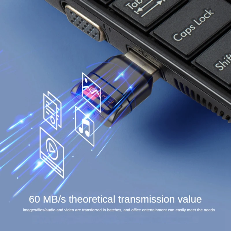 Memory Card Reader Adapter USB 3.0 High Speed Flash Memory Card Adapter For TF PC Computer Laptop