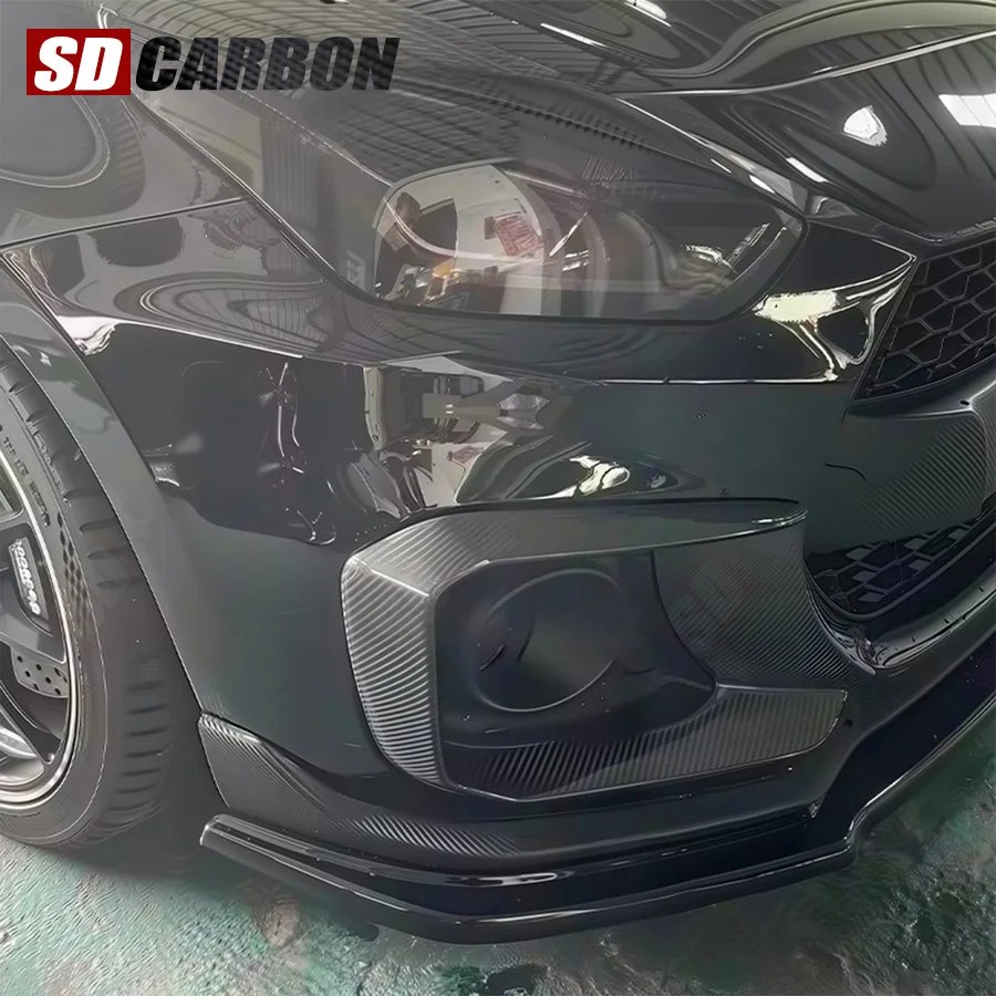Glass Fiber Front Bumper Fog Light Cover For Suzuki Swift ZC33S 2018-2024 Auto Exterior Styling Body Kit Parts