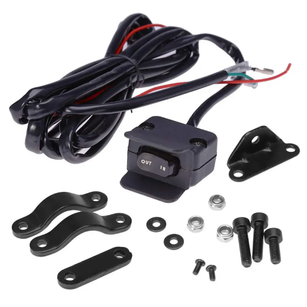 Waterproof Electric Winch Control Cable For ATV UTV Off Road Vehicle Wiring Harness Recovery System Supplies