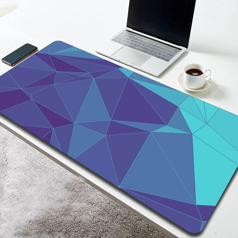 GuJiaDuo Polygon Art Mouse Pad XXL gomma naturale antiscivolo Notebook tastiera tappetino da scrivania Gaming Hoom accessori tappetino per Mouse