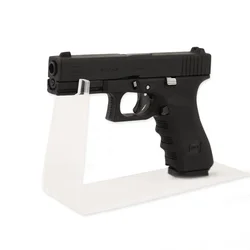 Soporte de exhibición de acrílico para pistola, modelo de arma, Águila del desierto, Bereta, Glock17, 1: 2,05