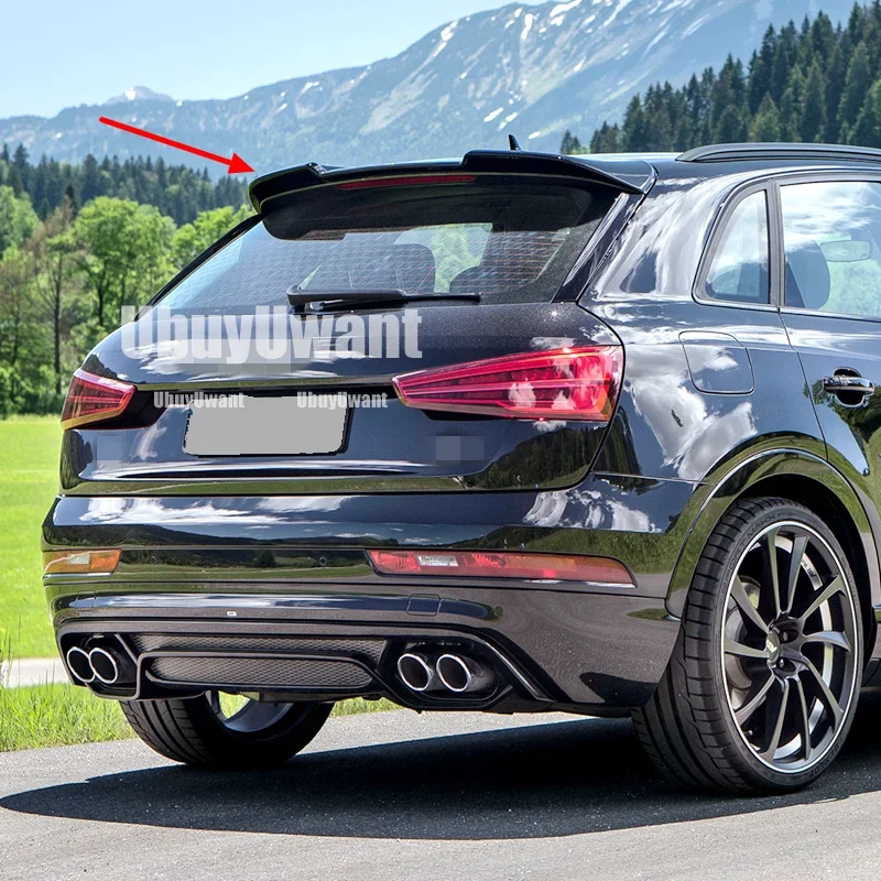 Für Audi Q3 hochwertiges ABS-Material Auto Heckflügel Primer Farbe Q3 Fließheck Spoiler für Audi Q3 Spoiler 2013-2017