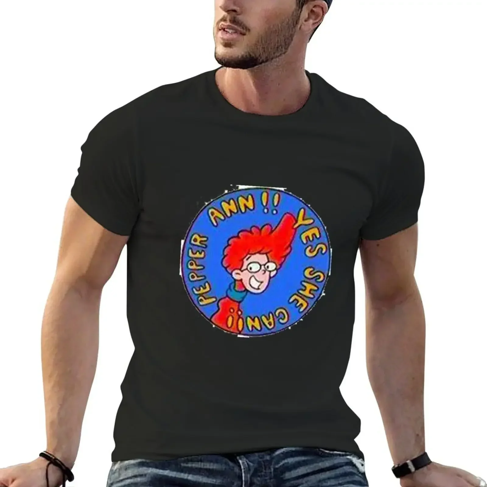 

Pepper Ann retro T-Shirt boys animal print custom shirt mens t shirts casual stylish