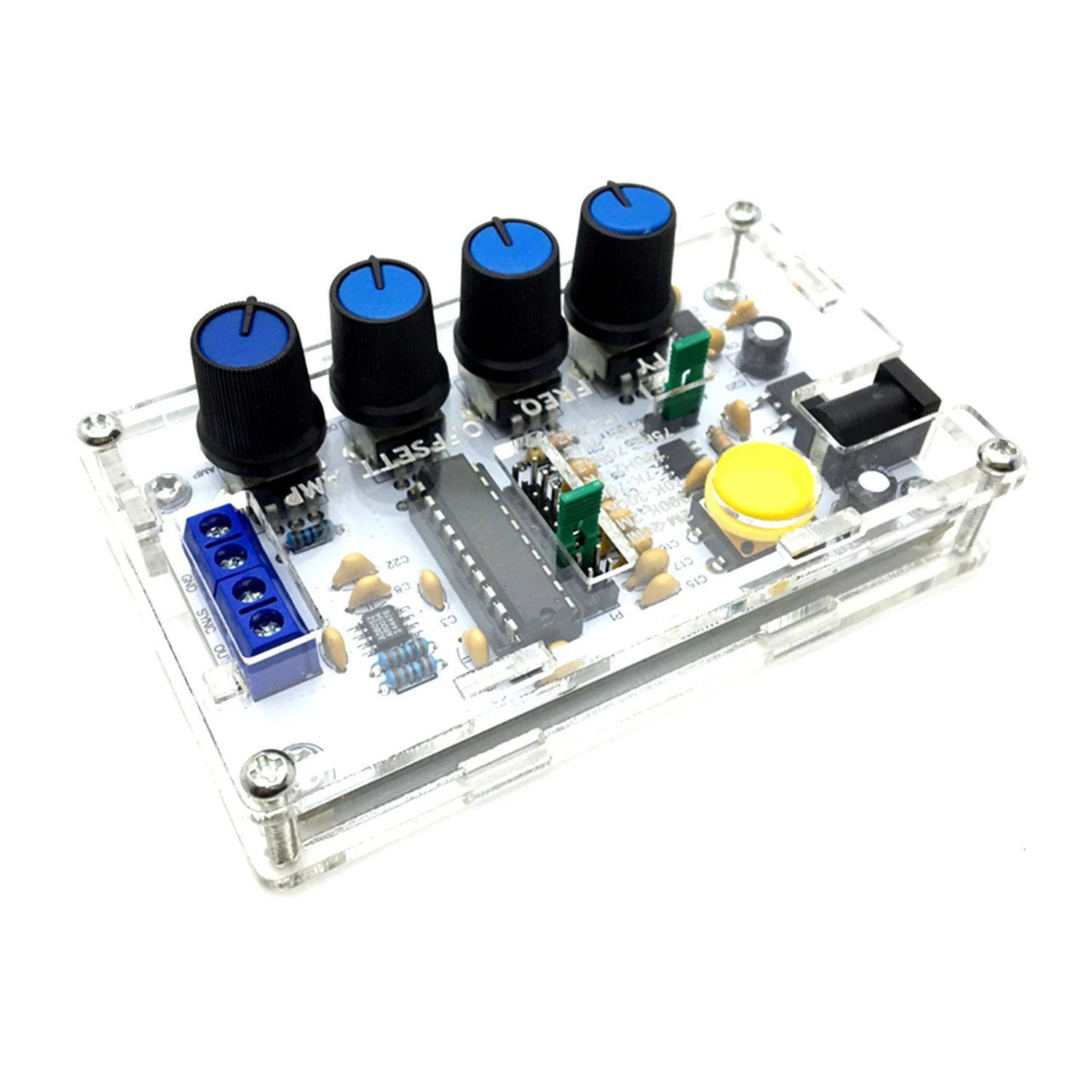 Imagem -04 - Signal Generator Kit 1hz20mhz Gerador de Função de Alta Velocidade Op-amp Sine Retangular Sawtooth Diy Max038