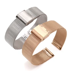 Milanese Loop Strap 16mm 18mm 20mm 22mm 24mm for Samsung Galaxy Watch 6 5 4 Active 2 Amazfit Stainless Steel Band