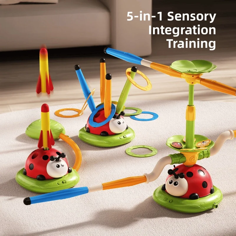 3-8-years-old-kids-2-3-4-5-in-1-ladybug-outdoor-toy-rocket-launcher-musical-jump-ring-toss-game-christmas-gift