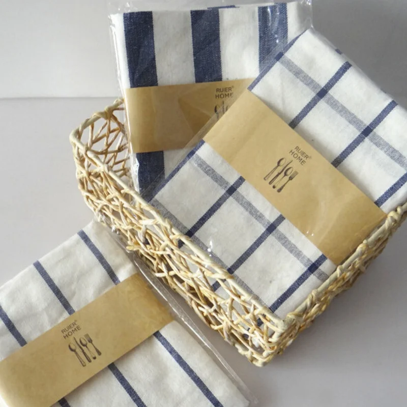 

Set Of 2 40x60cm Tablecloth Napkins, Durable Cotton and Linen Thickened Pads, Reusable Kitchen, Dining, Holiday Decorations