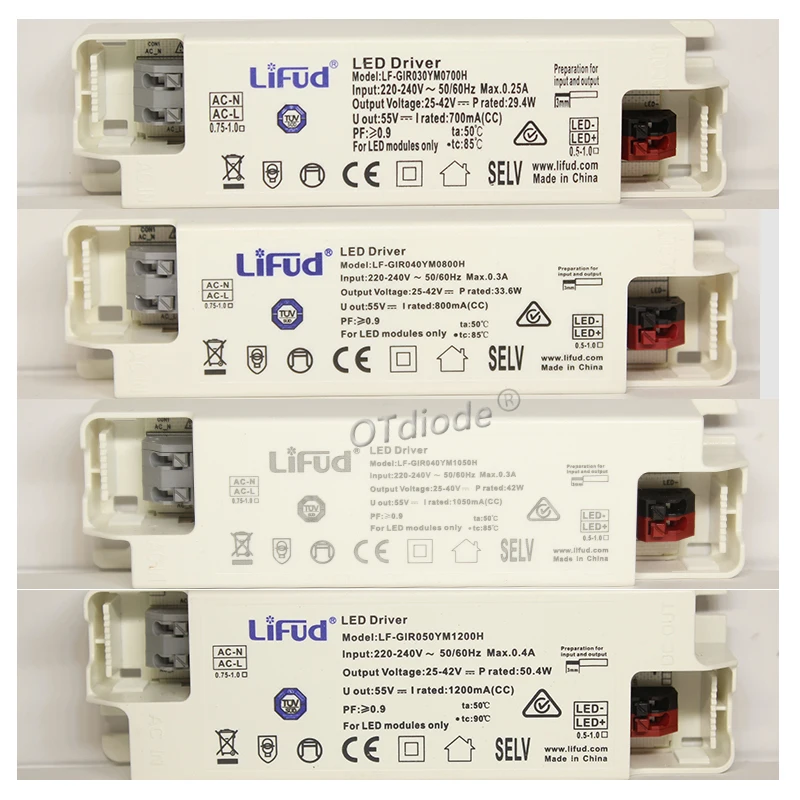 LiFud LED driver LF-GIRxxxYM LF-GIRxxxYS series LED transformer Input 220V-240V output 350mA 600mA 900mA 1200mA 1400mA 1500mA